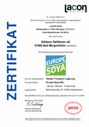Zertifikat Europe Soja