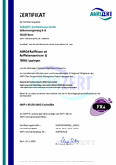 Zertifikat GMO Controlled