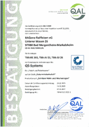 QS Zertifikat Schrotmühlen TBB JU25 & TBB JU26 & TBB BS303